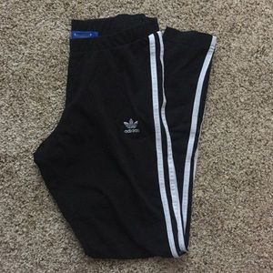 Brand new Adidas 3 stripe leggings
