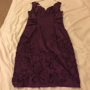 Elegant purple dress