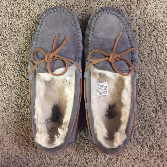 Charcoal Grey Ugg Moccasins