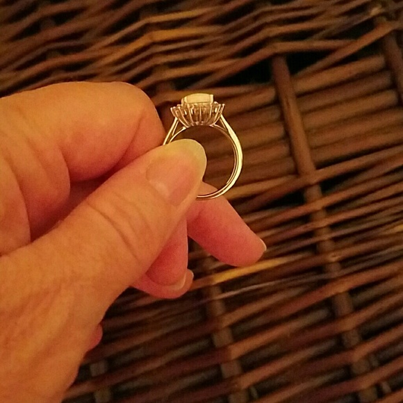 Genuine Sterling Silver 925 Round Ring Size 7-13 Clear CZ  .925 Sterling Silver size 7 ring