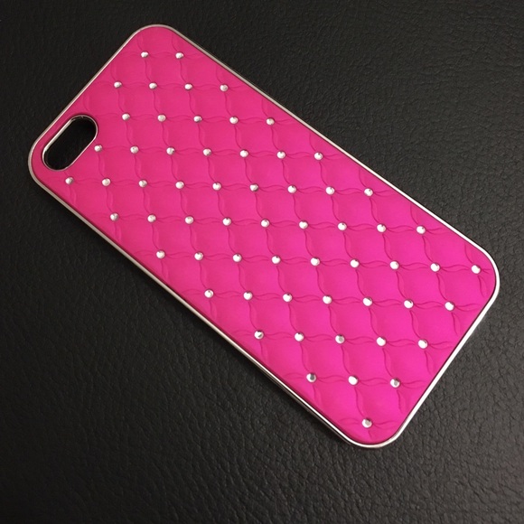 ❗️SALE❗️iPhone 5s Hot Pink Rhinestone Case🎀💎📱