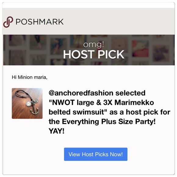 🎉HP🎉 NEW Marimekko belted swimsuit in Large - Picture 5 of 5