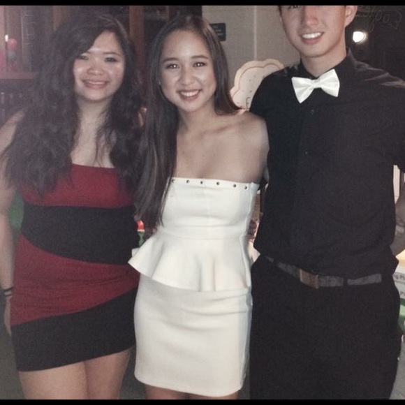 White peplum dress by Forever21. Size S - Picture 1 of 4