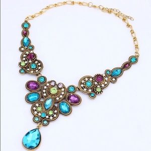 Luxury stone bohemian pendant