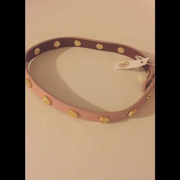 Tory Burch double wrap stud bracelet