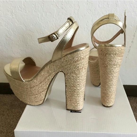 Gold platform Wedges