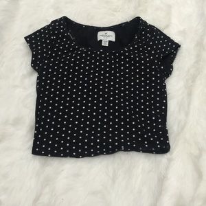 American eagle cut out crop top