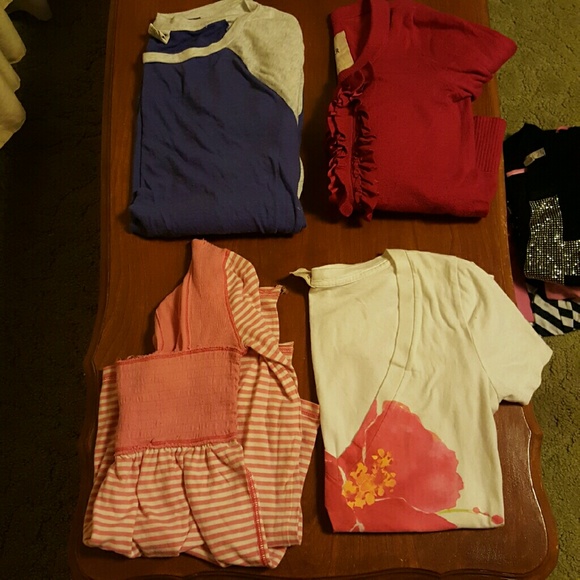 4 XS Tops PINK & Hollister