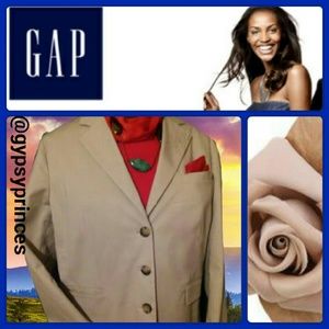GAP Khaki Button ~Down Blazer