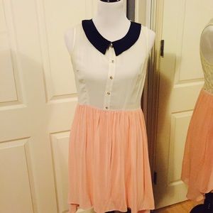 Varga Collared Dress w/ Lace Back