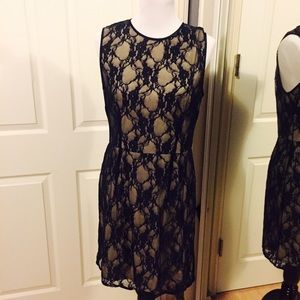 Navy Lace Dress