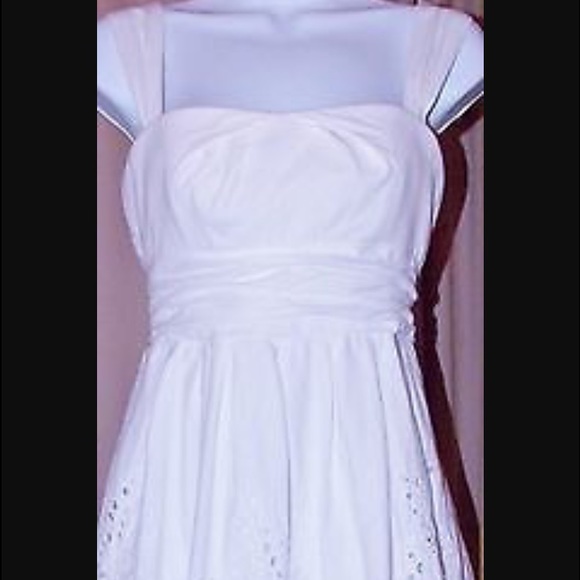 Super cute white eyelet dress by city studio