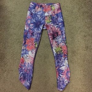 Capri Length tight fit printed capris
