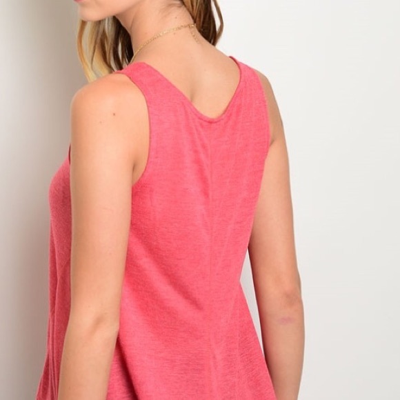 Dark Salmon Tank☀️ - Picture 3 of 3