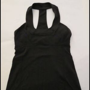 Lululemon black scoop neck tank EUC
