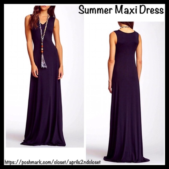 ❗️1-HOUR SALE❗️GO COUTURE Black Maxi Dress - Picture 3 of 6