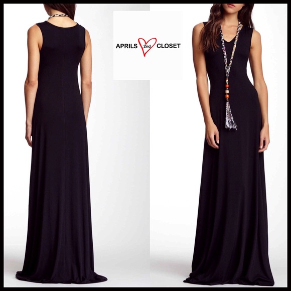 ❗️1-HOUR SALE❗️GO COUTURE Black Maxi Dress - Picture 2 of 6