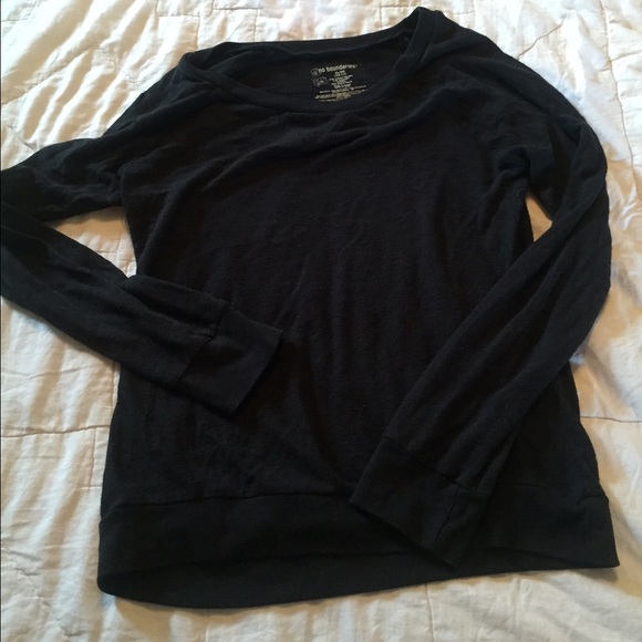 Black lightweight top