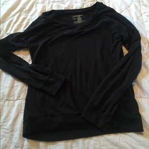 Black lightweight top