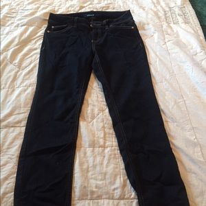 Jordache dark wash skinny jeans.