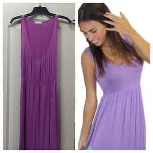 Purple & teal Maxi dress
