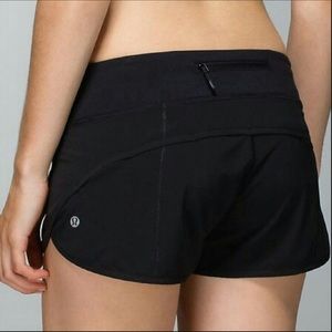Black lululemon shorts