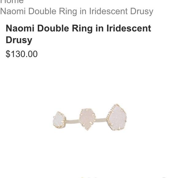 Kendra Scott Naomi double ring