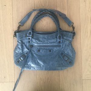 Blue Balenciaga Bag