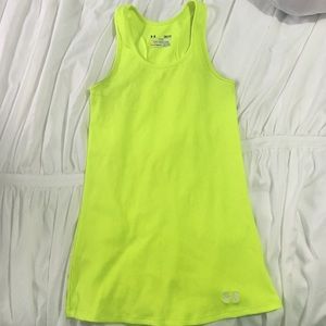 Neon Under Armour workout tank!