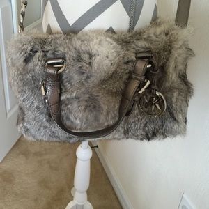 Michael Kors Fur handbag/cross body.