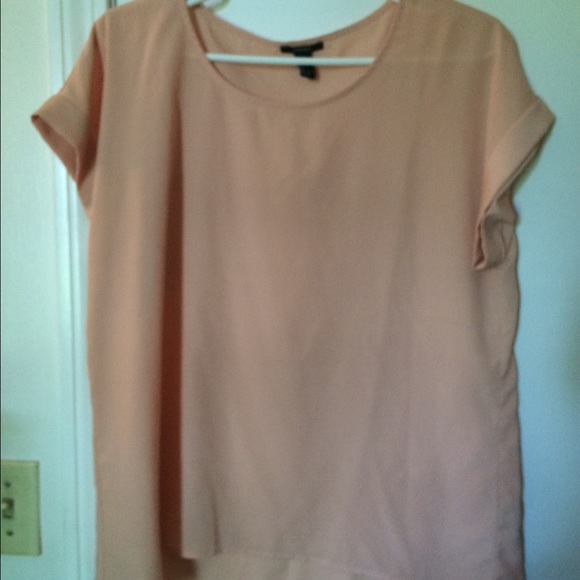 nude/pink color work shirt