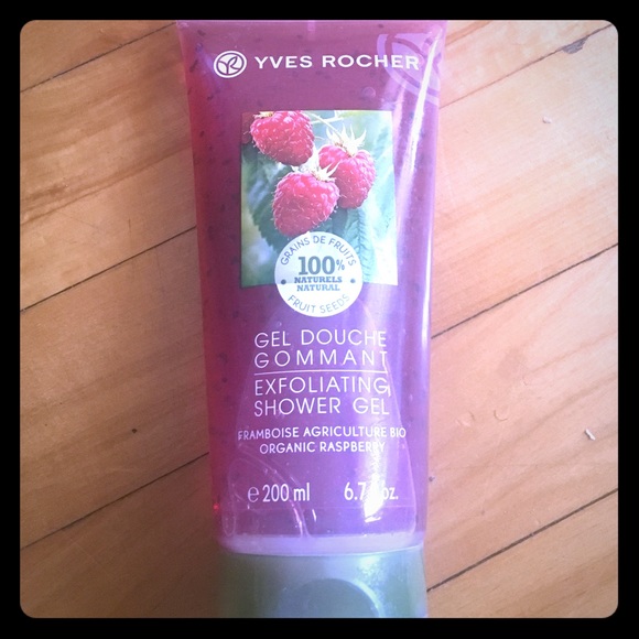 Organic raspberry shower gel