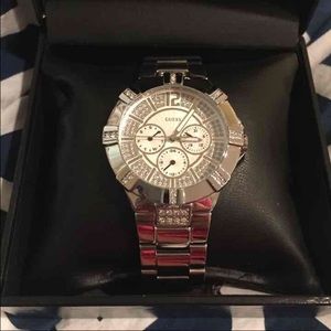 Guess silver watch