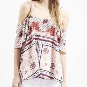 TOPSHOP Off Shoulder Top Sz 10
