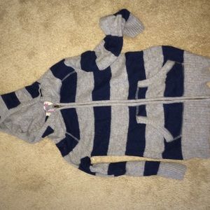 pink zip up sweatshirt