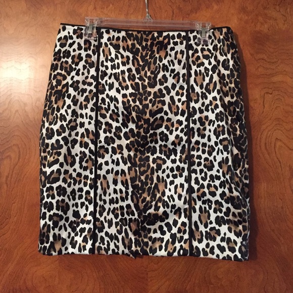 Soft and sexy leopard skirt from WHBM