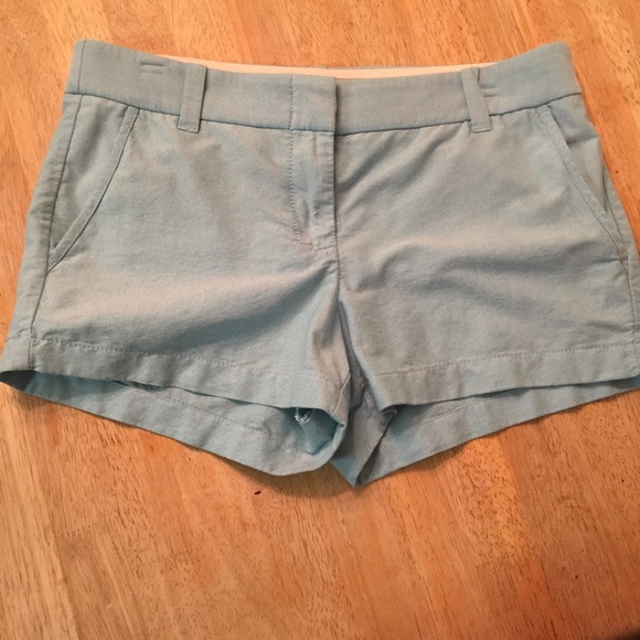 J. Crew Baby Blue Cotton shorts.