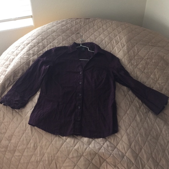 Ann Taylor, 100% cotton blouse, 3/4 sleeve