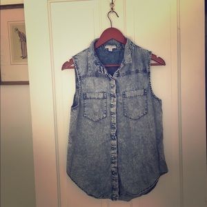 Summer Ready Denim Top ☀️