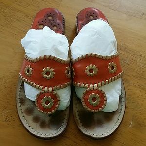 Jack Rogers. Size 6.5. Orange Women's Sandals