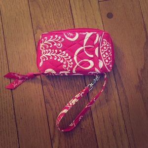 Vera Bradley travel wristlet/wallet