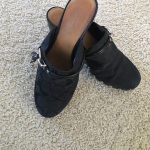 Coach clogs- really comfortable!