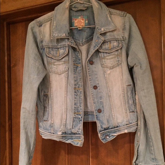Vintage Abercrombie and Fitch jean jacket.