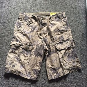 Camo cargo shorts