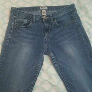 Skinny bootcut jeans