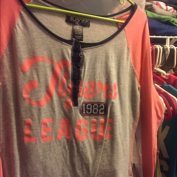 Baseball jersey style shirt