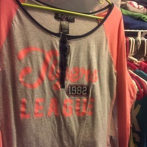 Baseball jersey style shirt