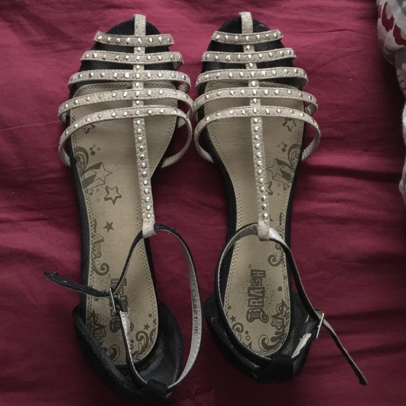 Cute cream studded Sandel