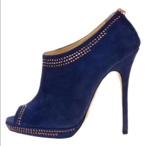 Jimmy Choo peeptoe booties