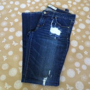 Abercrombie & Fitch Distressed Denim!